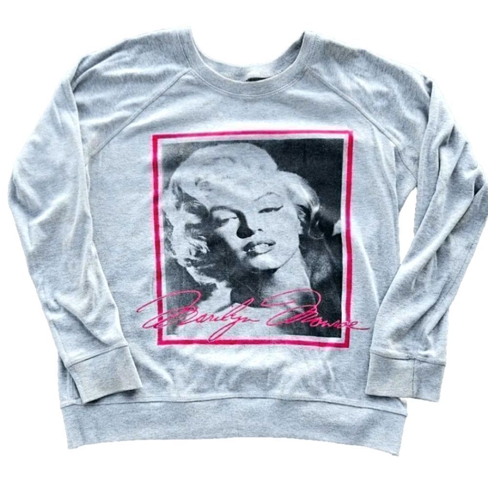 Marilyn Monroe reversible sweatshirt. Preloved vintage. Xs.